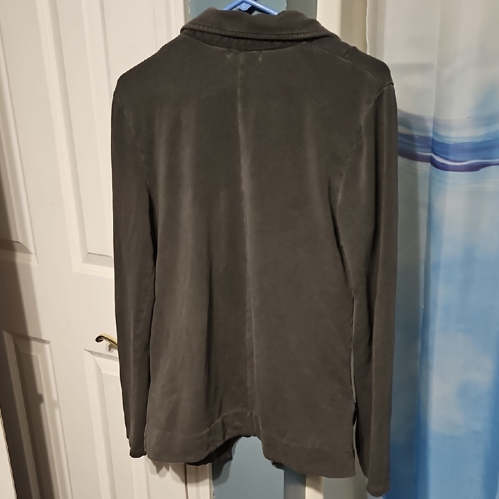 Charlotte Russe Gray Blazer with Notched Lapels and Open Front🔥 CLEARANCE - Picture 5 of 5
